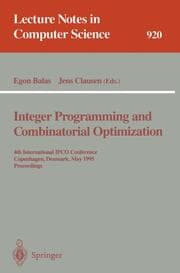 Cover von Integer Programming and Combinatorial Optimization