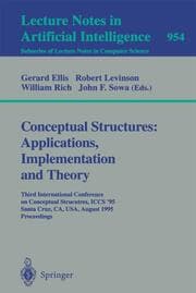 Cover von Conceptual Structures: Applications, Implementation and Theory