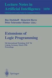 Cover von Extensions of Logic Programming