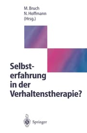 Cover von Selbsterfahrung in der Verhaltenstherapie?