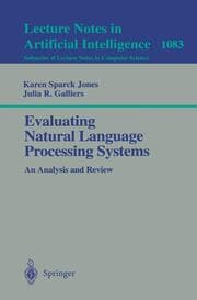 Cover von Evaluating Natural Language Processing Systems
