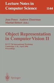 Cover von Object Representation in Computer Vision II