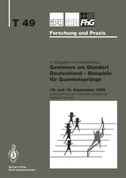Cover von Gewinnen am Standort Deutschland Beispiele für Quantensprünge