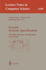 Cover von Formal Systems Specification