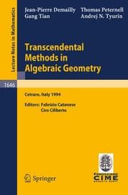 Cover von Transcendental Methods in Algebraic Geometry