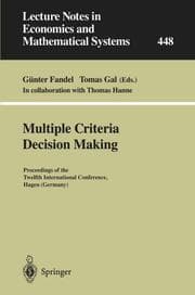 Cover von Multiple Criteria Decision Making