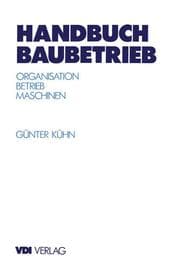 Cover von Handbuch Baubetrieb