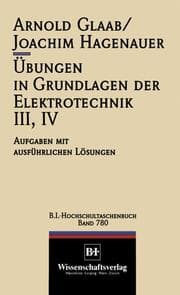 Cover von Übungen in Grundlagen der Elektrotechnik III/IV