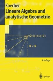 Cover von Lineare Algebra und analytische Geometrie