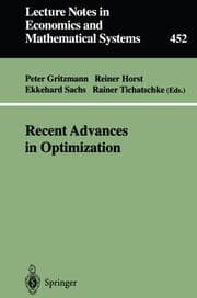 Cover von Recent Advances in Optimization