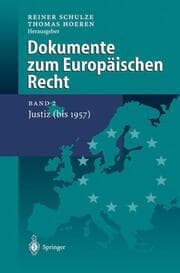 Cover von Dokumente zum Europäischen Recht