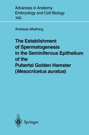 Cover von The Establishment of Spermatogenesis in the Seminiferous Epithelium of the Pubertal Golden Hamster (Mesocricetus auratus)