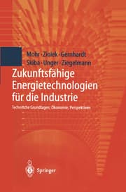 Cover von Zukunftsfähige Energietechnologien für die Industrie