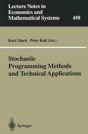 Cover von Stochastic Programming Methods and Technical Applications