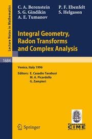 Cover von Integral Geometry, Radon Transforms and Complex Analysis
