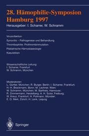 Cover von 28.Hämophilie-Symposion Hamburg 1997