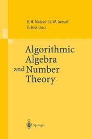 Cover von Algorithmic Algebra and Number Theory