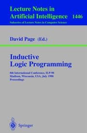 Cover von Inductive Logic Programming