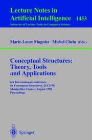 Cover von Conceptual Structures: Theory, Tools and Applications