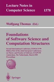 Cover von Foundations of Software Science and Computation Structures
