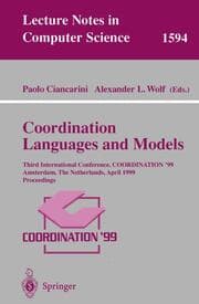 Cover von Coordination Languages and Models
