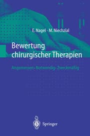 Cover von Bewertung chirurgischer Therapien