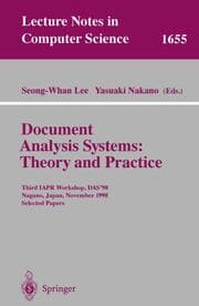 Cover von Document Analysis Systems: Theory and Practice