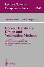 Cover von Correct Hardware Design and Verification Methods