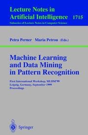 Cover von Machine Learning and Data Mining in Pattern Recognition