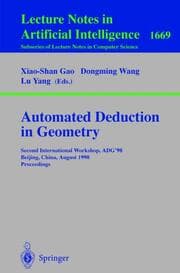 Cover von Automated Deduction in Geometry