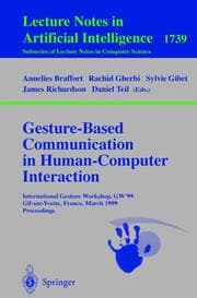 Cover von Gesture-Based Communication in Human-Computer Interaction