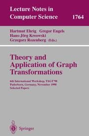 Cover von Theory and Application of Graph Transformations