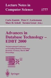 Cover von Advances in Database Technology - EDBT 2000