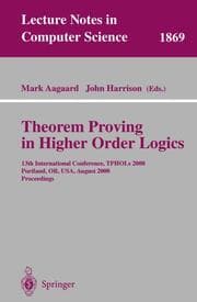 Cover von Theorem Proving in Higher Order Logics