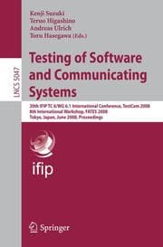 Cover von Testing of Software and Communicating Systems