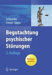 Cover von Begutachtung psychischer Störungen
