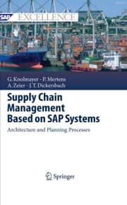 Cover von Supply Chain Management Based on SAP Systems