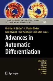 Cover von Advances in Automatic Differentiation