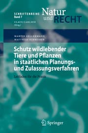 Cover von Schutz wildlebender Tiere und Pflanzen im staatlichen Planungs- und Zulassungsverfahren