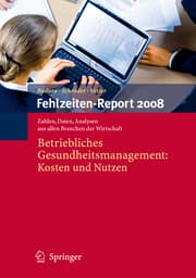 Cover von Fehlzeiten-Report 2008