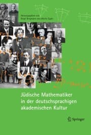 Cover von Jüdische Mathematiker in der deutschsprachigen akademischen Kultur