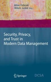 Cover von Security, Privacy, and Trust in Modern Data Management