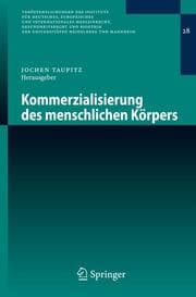 Cover von Kommerzialisierung des menschlichen Körpers