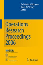 Cover von Operations Research Proceedings 2006