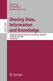 Cover von Sharing Data, Information and Knowledge