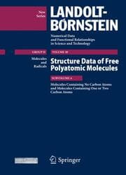 Cover von Molecules Containing no Carbon Atoms and Molecules Containing one or two Carbon Atoms