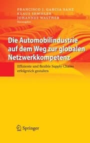 Cover von Die Automobilindustrie auf dem Weg zur globalen Netzwerkkompetenz