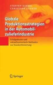 Cover von Globale Produktionsstrategien in der Automobilzulieferindustrie