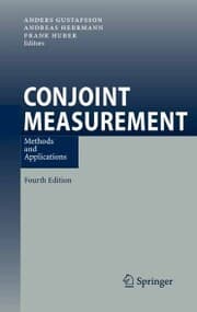Cover von Conjoint Measurement
