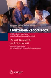 Cover von Fehlzeiten-Report 2007